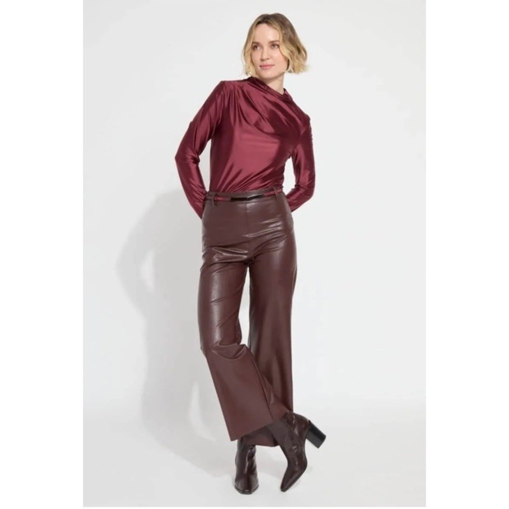 NWT! Lysse New York Pants Vegan Leather Size Small - Hip/Urban/Sleek! Orig $135!